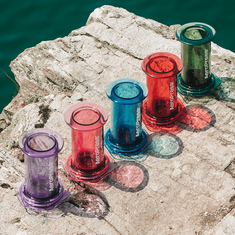 AeroPress Coffee Maker - Clear & Colors