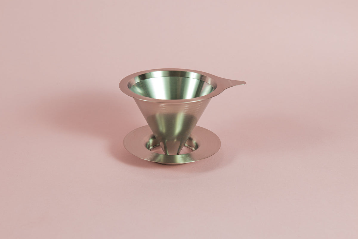 Double Mesh Metal Coffee Dripper