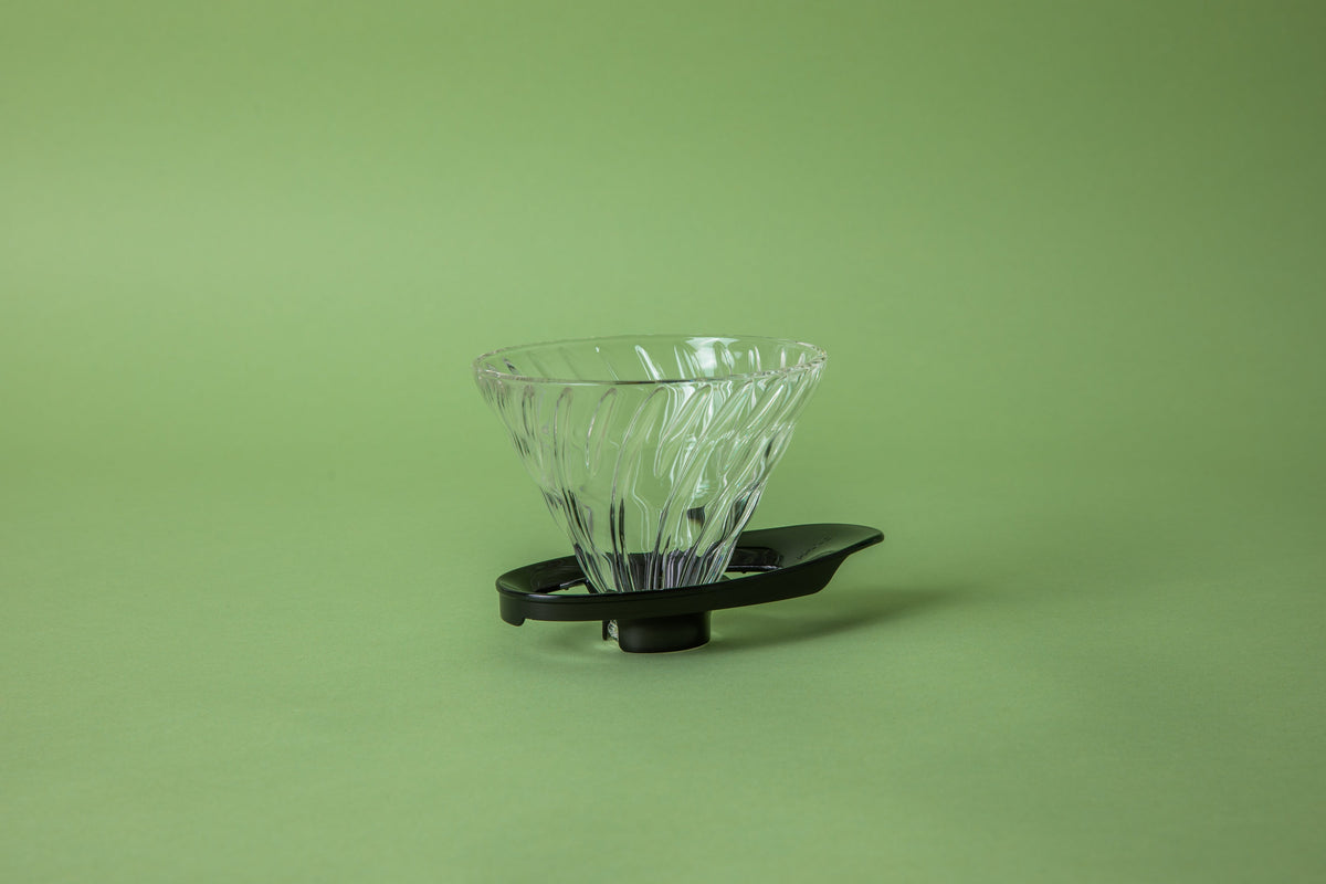 V60 Glass Coffee Dripper - New Oval Base